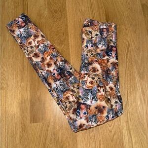 Blackmilk Cat Fleece Leggings